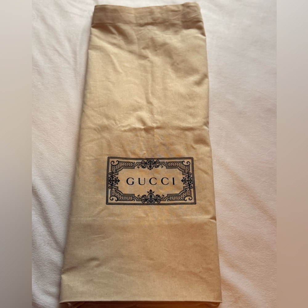 Authentic Gucci 100% Cotton Dust Bag Tote Shopping Bag with Handles Brand New XL